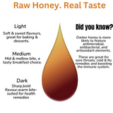 Premium 100% Pure Wild Dark Raw Honey | Free Shipping