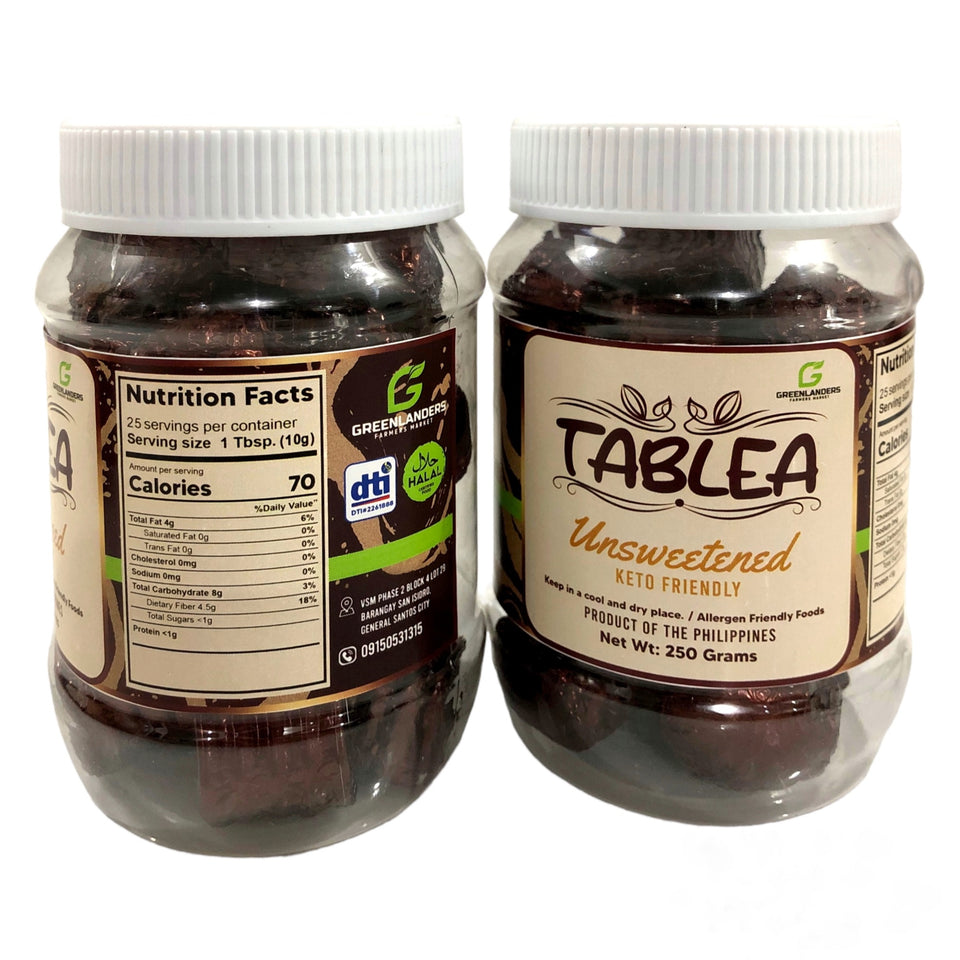 100% Pure Unsweetened Cacao Tablea - Keto-Friendly - Buy 1 Take 1 Promo - Free Shipping - 250grams